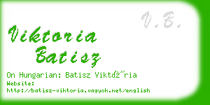 viktoria batisz business card